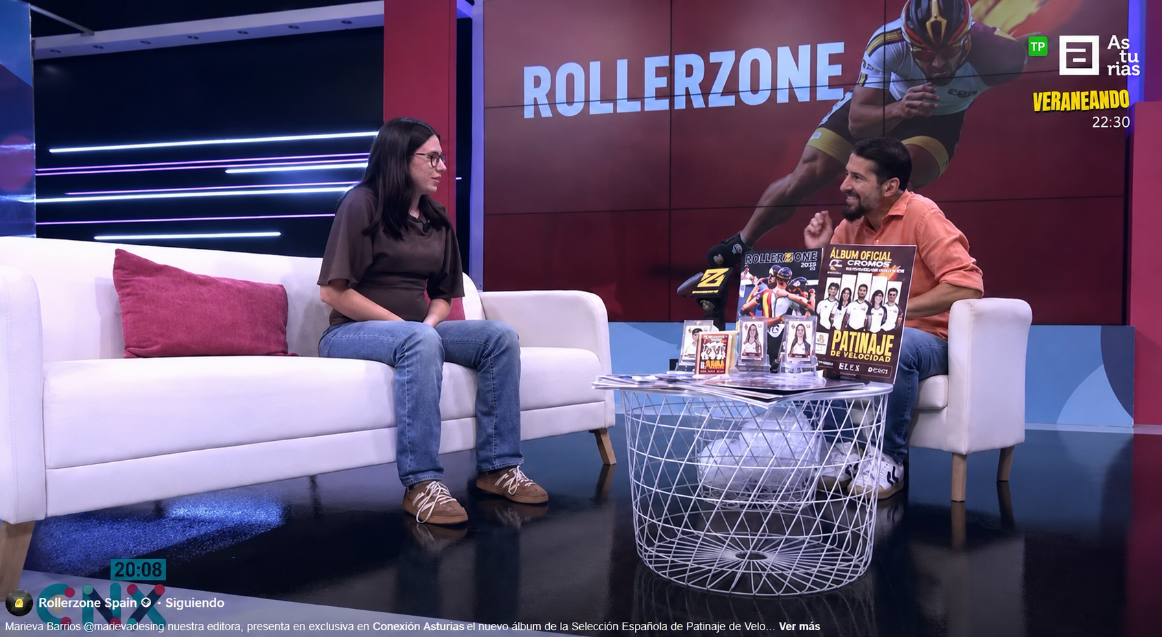 RollerZone presenta en RTPA su revista nº 9 y el Álbum Oficial de Cromos de la Selección Española 2026 — General · RollerZone