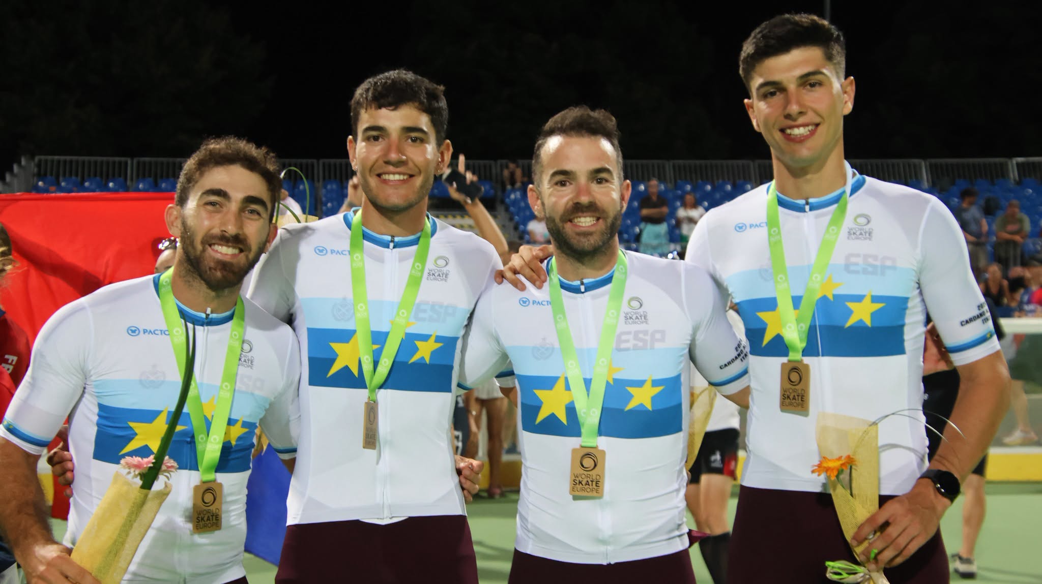 España se hace eterna en el relevo: oro, plata y bronce para cerrar la pista de Cardano — General · RollerZone
