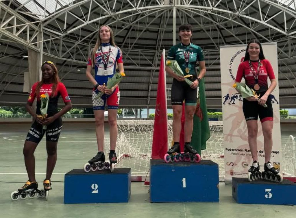 ASTURIAS RESPONDE EN PAMPLONA: CINCO MEDALLAS PARA EL PATINAJE ASTURIANO EN EL NACIONAL DE PISTA — foto 2 · Asturias