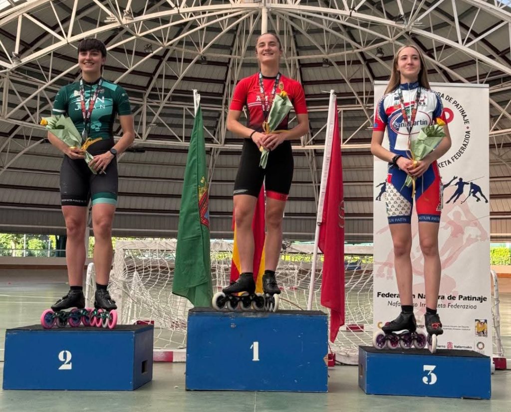 ASTURIAS RESPONDE EN PAMPLONA: CINCO MEDALLAS PARA EL PATINAJE ASTURIANO EN EL NACIONAL DE PISTA — foto 3 · Asturias