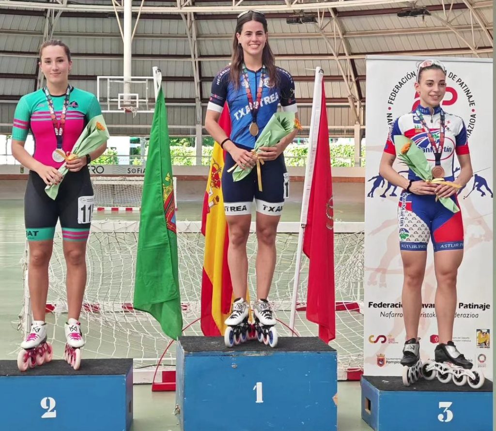ASTURIAS RESPONDE EN PAMPLONA: CINCO MEDALLAS PARA EL PATINAJE ASTURIANO EN EL NACIONAL DE PISTA — foto 4 · Asturias