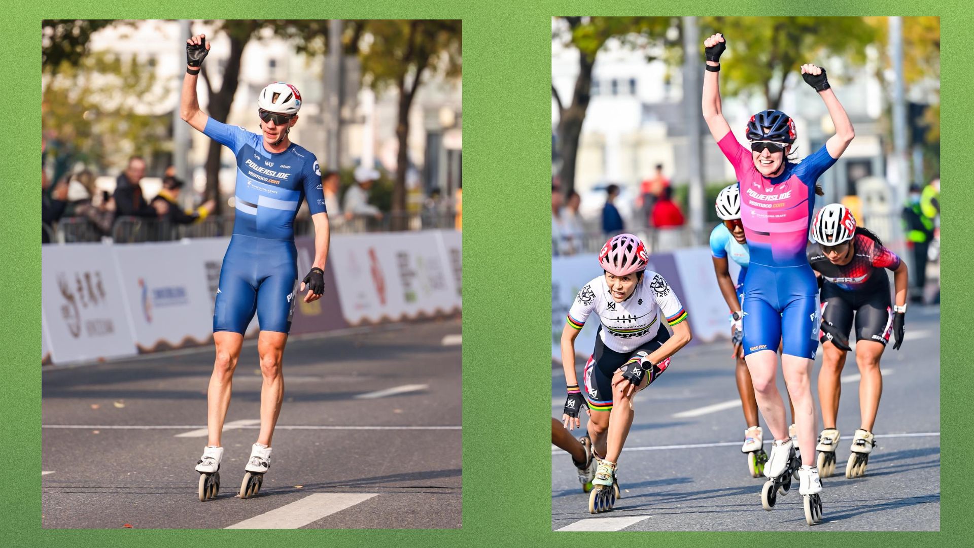 Bart Swings y Lianne van Loon conquistan Shanghái en el World Skate Marathon Tour — foto 1 · SHANGHAI ( CHINA )