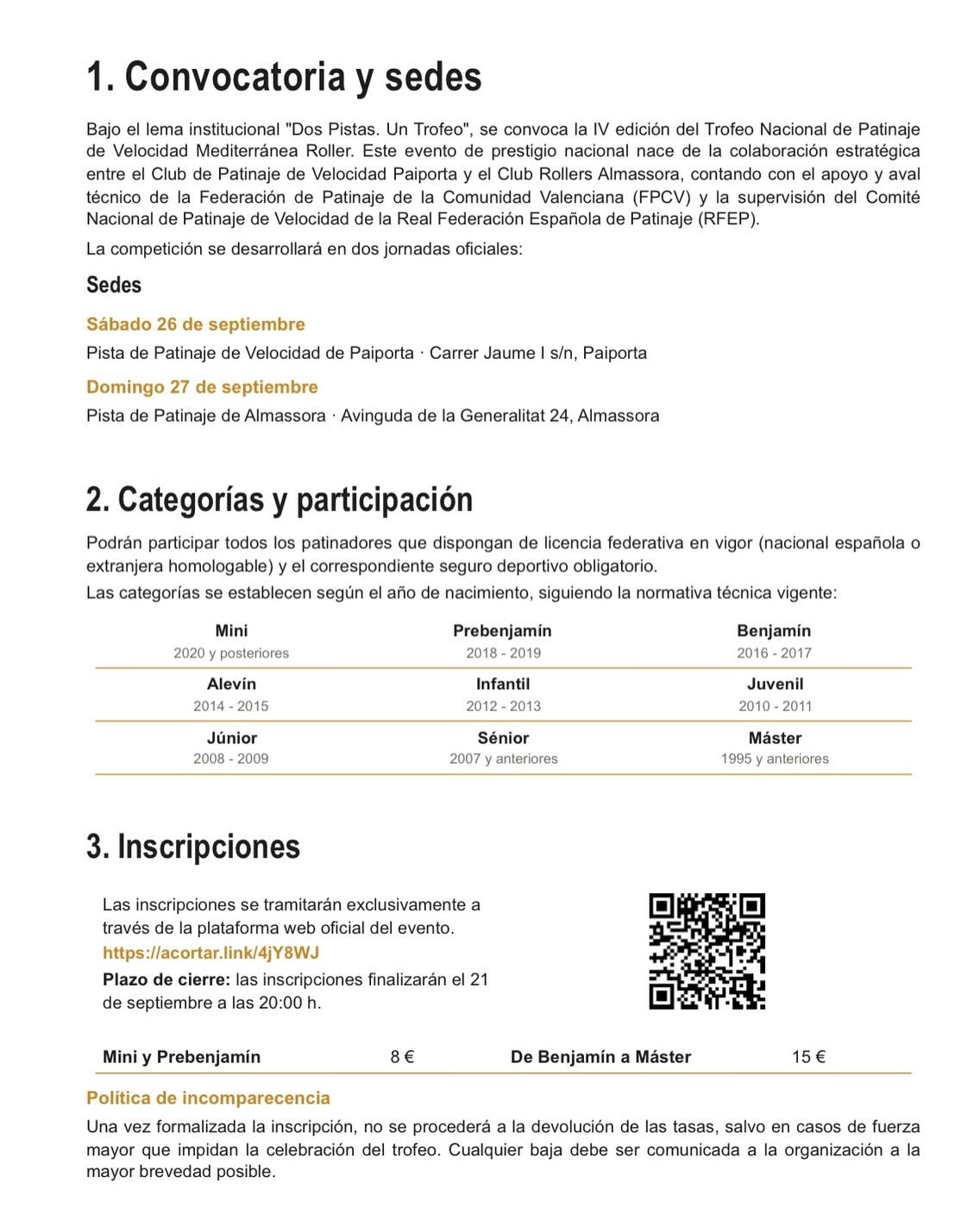 El Mediterránea Roller 2026 prepara un fin de semana de velocidad total: dos pistas, un solo trofeo — foto 2 · Navarra