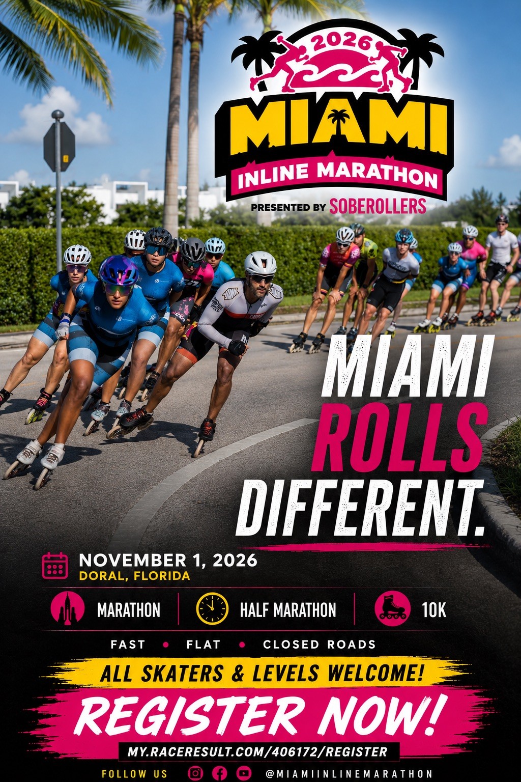 Miami Inline Marathon 2026: cuatro días para vivir el patinaje en una de las grandes citas del calendario internacional — foto 1 · Miami - Florida