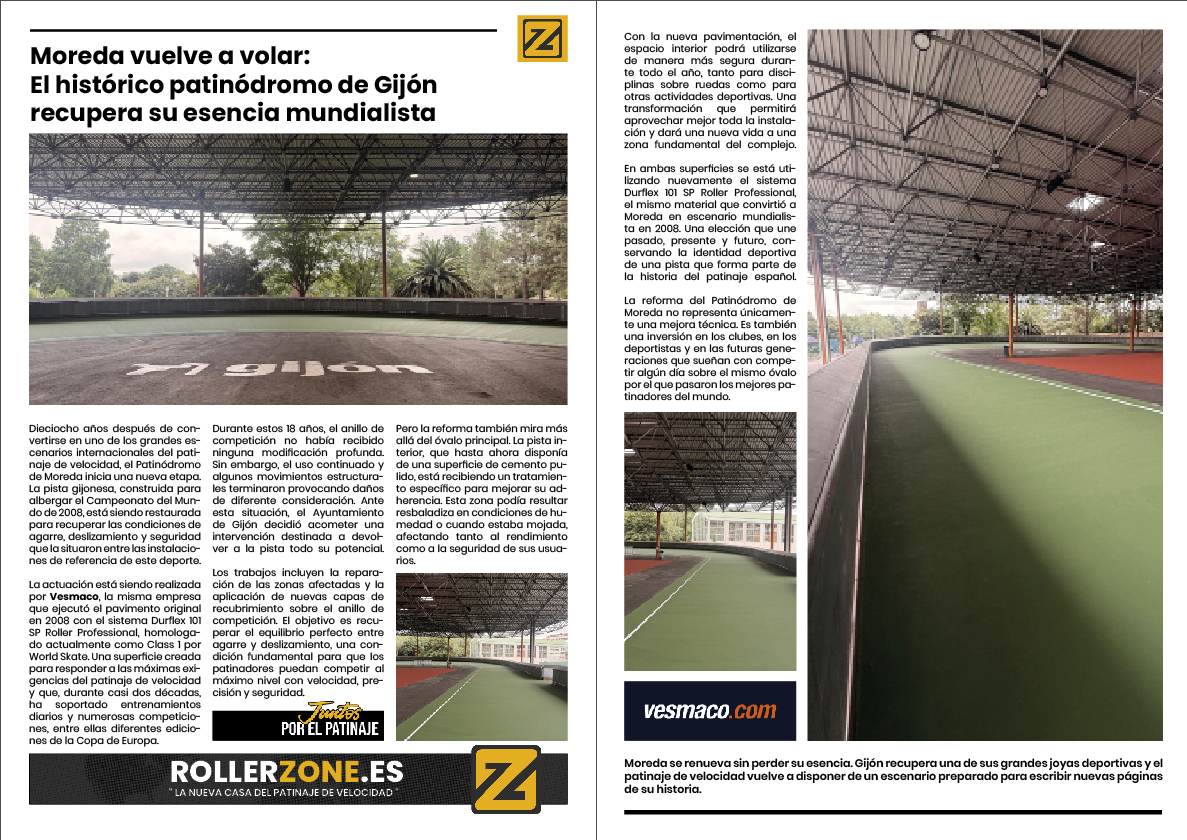 Moreda vuelve a volar: el histórico patinódromo de Gijón recupera su esencia mundialista — foto 3 · Asturias