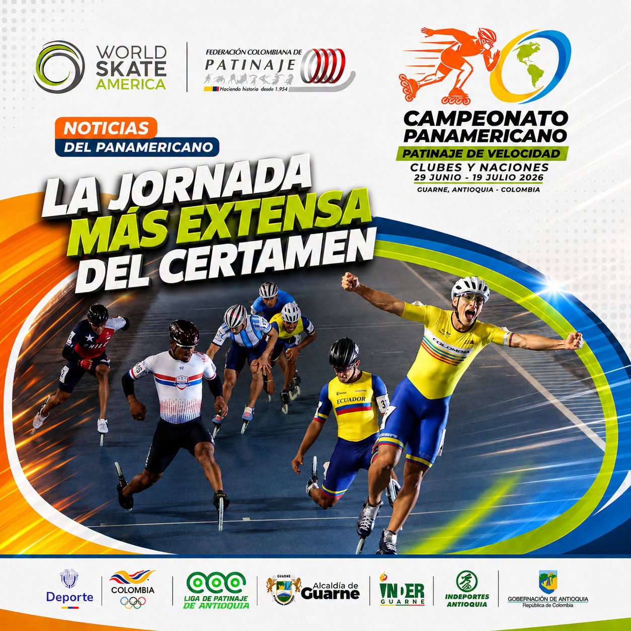 Guarne vivió una jornada interminable de velocidad, resistencia y emoción panamericana — Colombia · RollerZone Guarne vivió una jornada interminable de velocidad, resistencia y emoción panamericana — Colombia · RollerZone