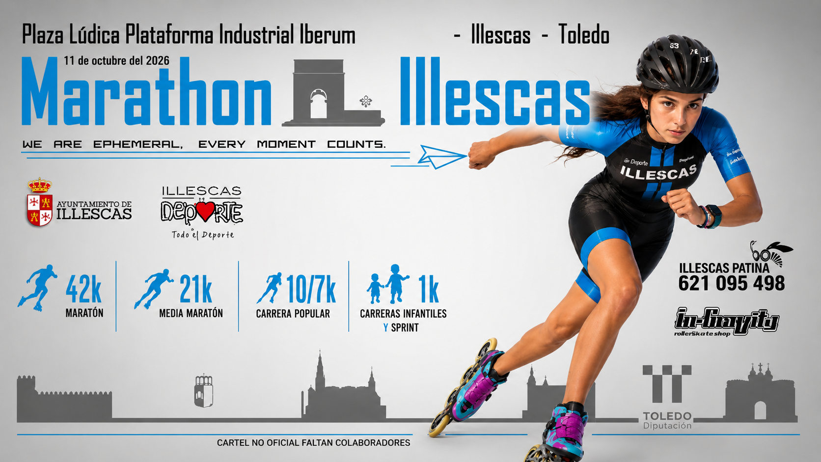 Illescas se prepara para estrenar su primera Maratón de Patinaje de Velocidad en 2026 — Castillas la Mancha · RollerZone