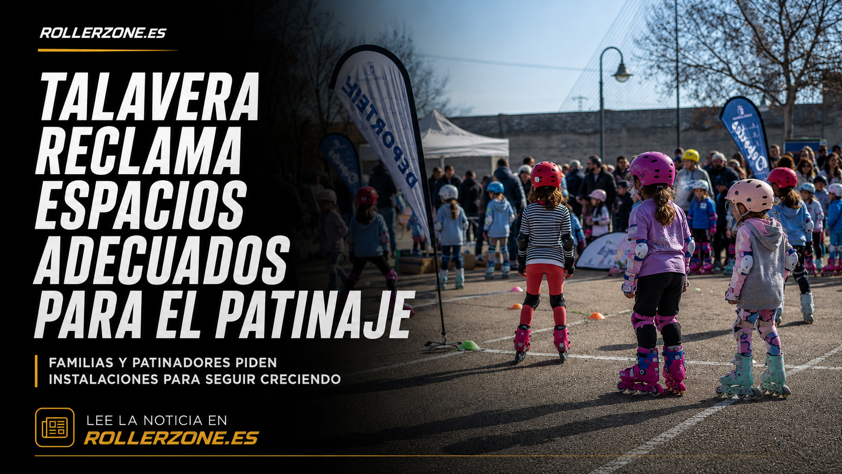 Las familias del patinaje de Talavera buscan una solución para continuar su actividad — Talavera · RollerZone